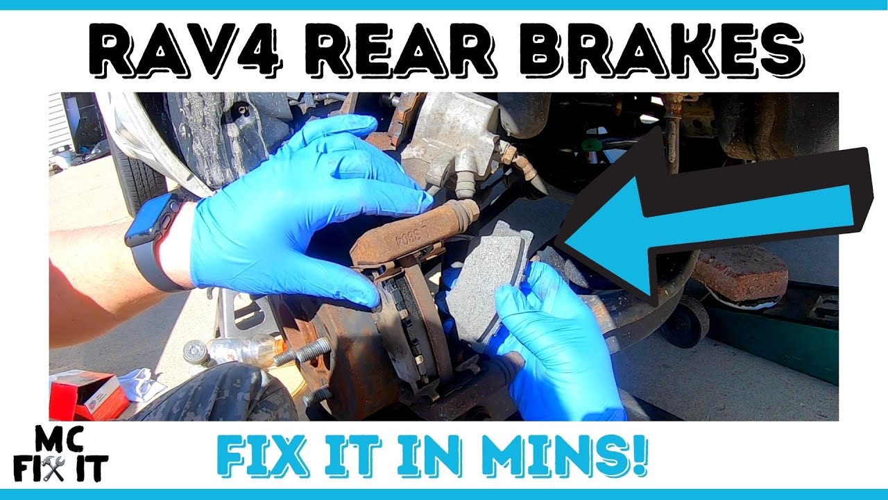 How to Replace Rear Brake Pads on a Toyota Rav4  2007 - 2012 (3rd Generation) [Complete Guide]