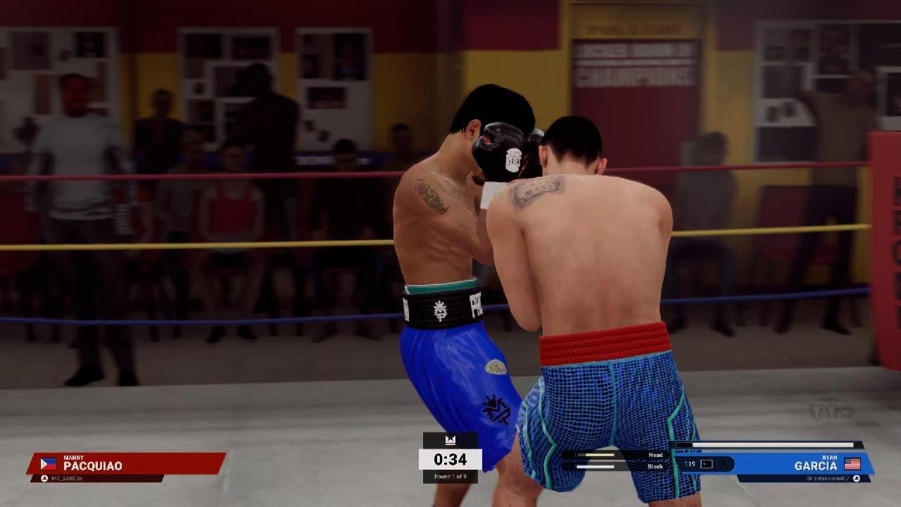 Undisputed Manny Pacquiao Vs. Ryan Garcia Live Fight! Crayzy TKO End🔥