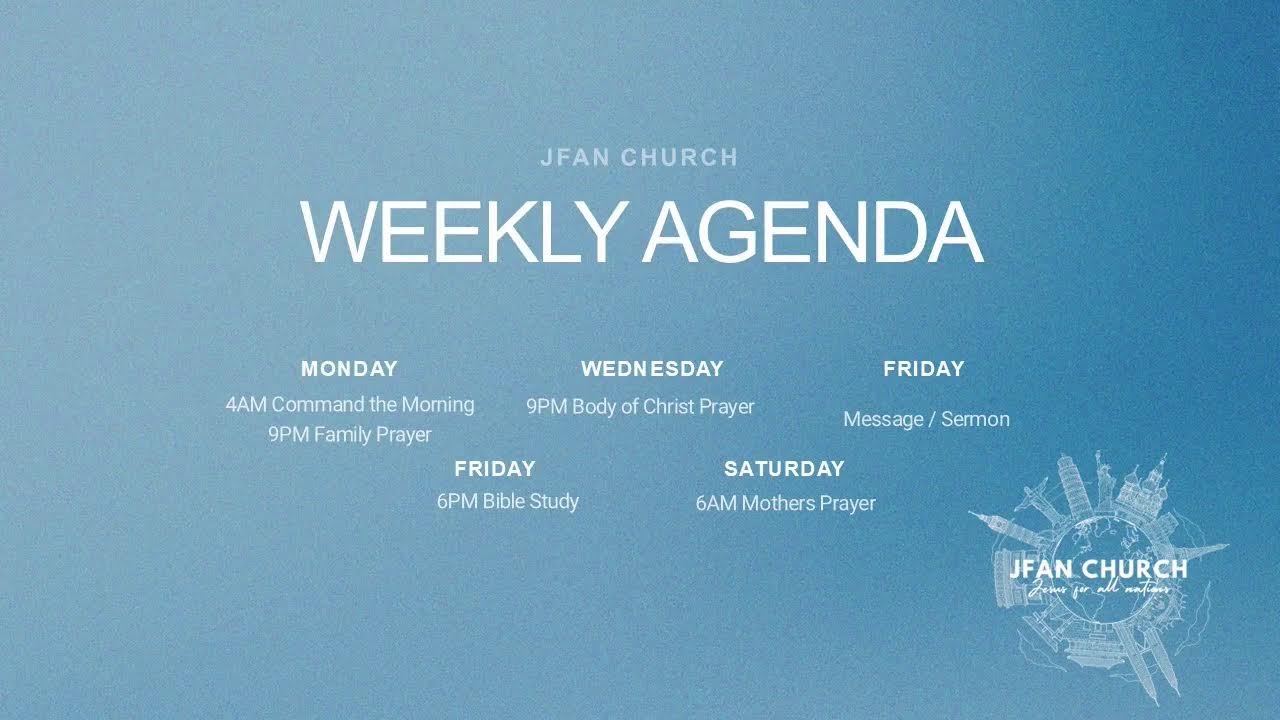 SUNDAY SERVICE LEAD BY JFAN YOUTH