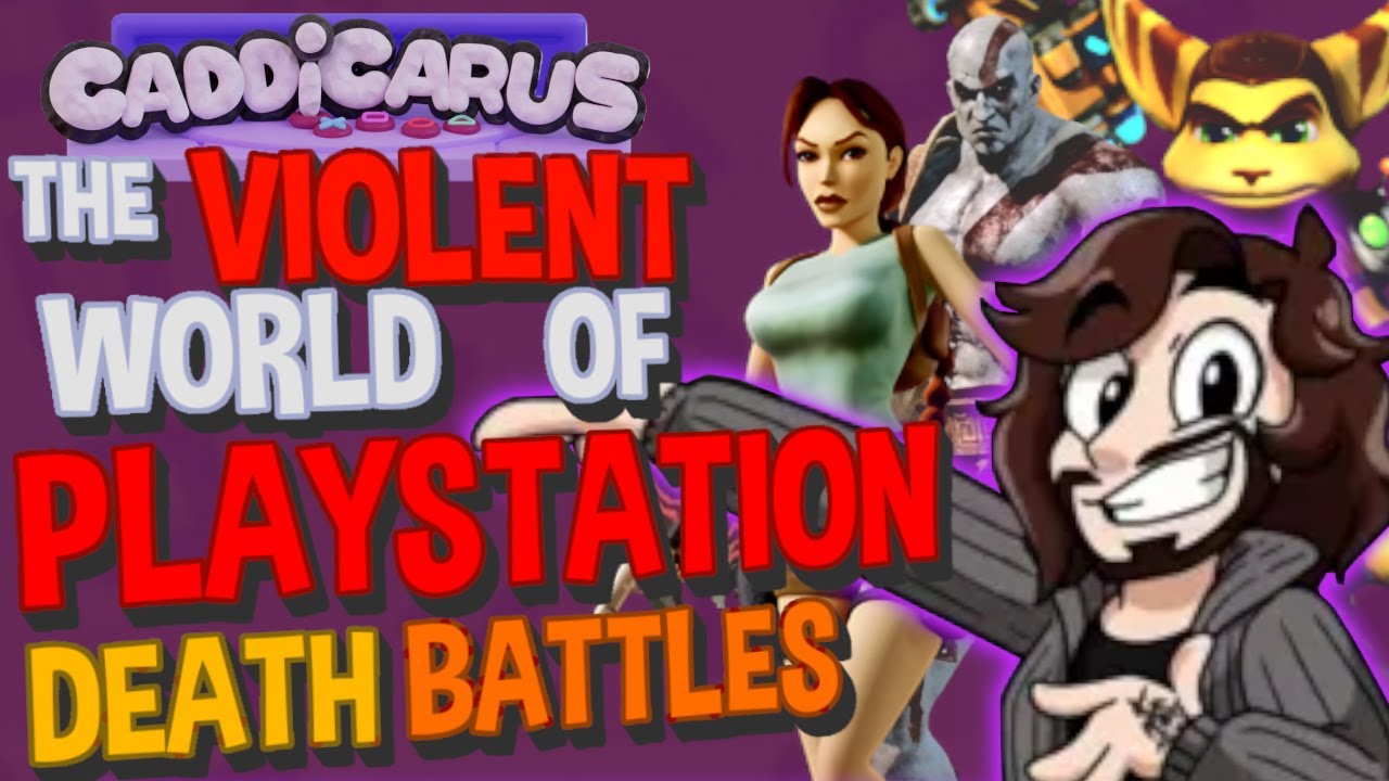 The Violent World of Playstation Death Battles - Caddicarus Parody