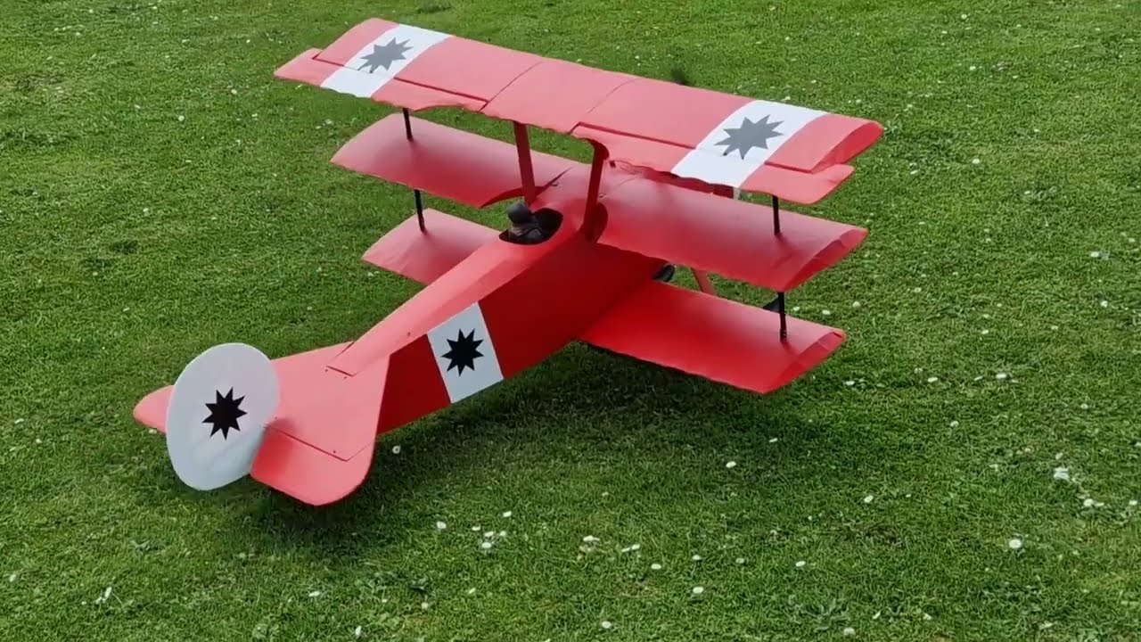 Scale Flying Fokker DR1 Triplane Dancing Wing Hobby 1540mm  @desticks