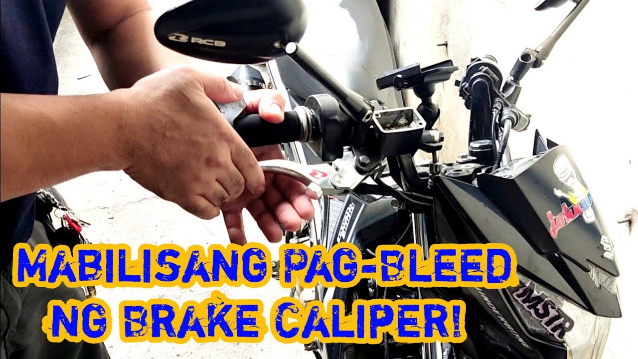 paano mag-bleed ng brake caliper! Raider R150 fi