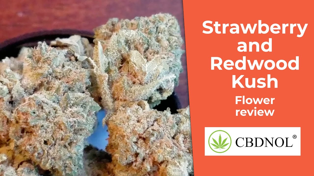 STRAWBERRY & REDWOOD KUSH cbd hemp flower from AUSTRIA! | CBD NOL | Ep. 49
