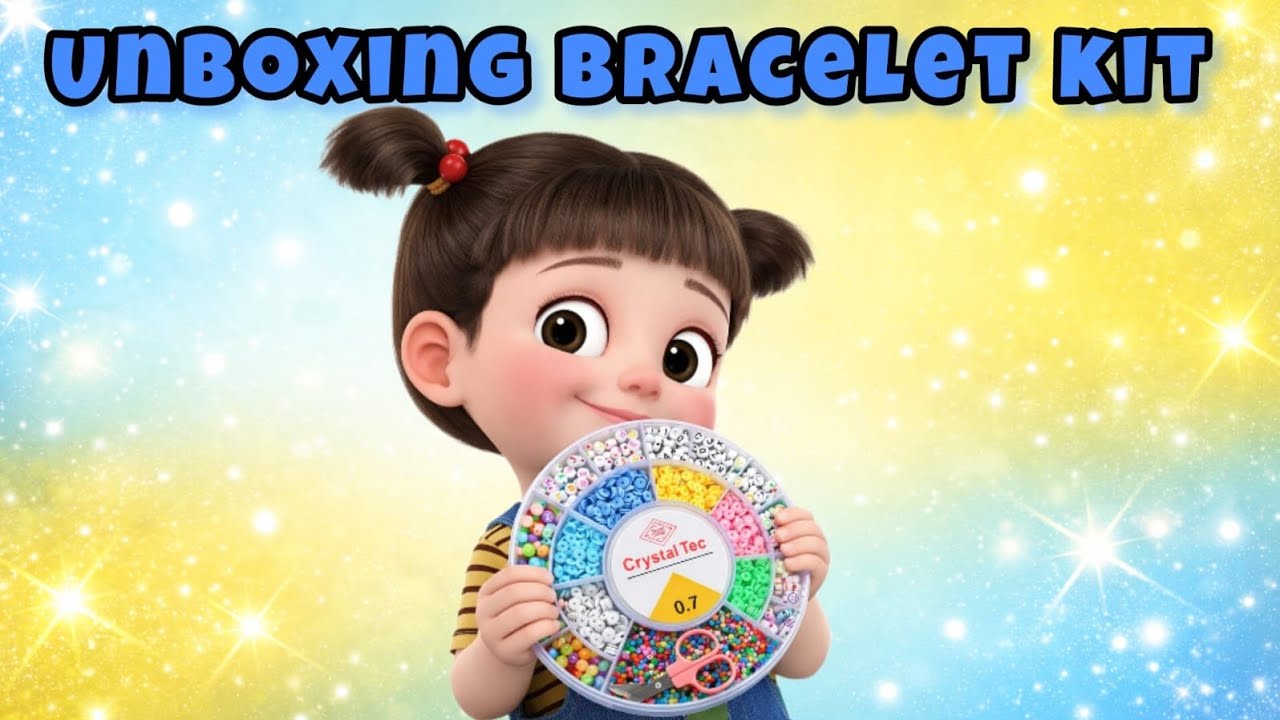 Unboxing bracelet kit 🥳// My first bracelet kit // Rameen Art Diary 🎀//