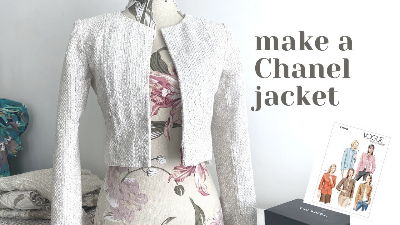 I Made a Chanel-Style Tweed Jacket 🧥 V7975