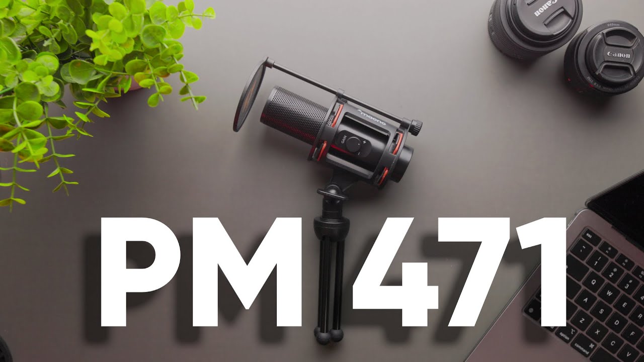 Microfone USB com Excelente Custo Benef&iacute;cio - MAONO PM471