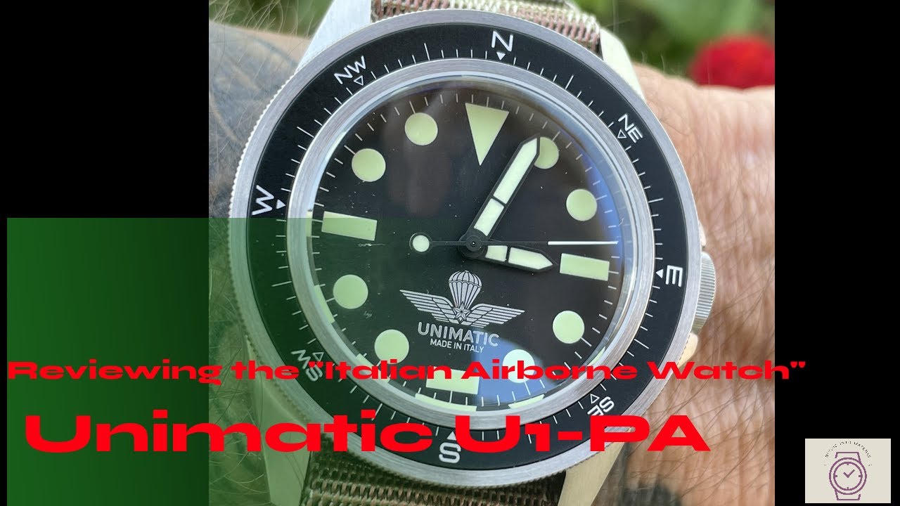 Unimatic U1_PA : Full review of the commemorative limited edition watch for the Italian Airborne.