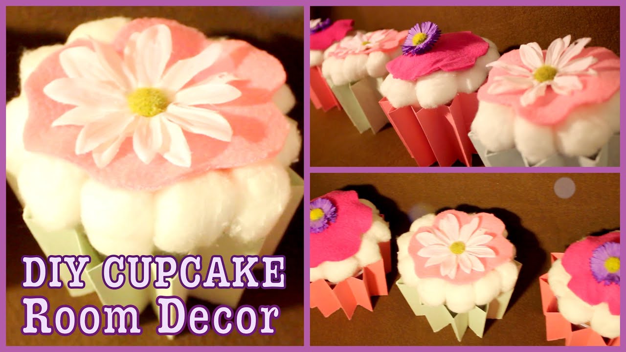 DIY CUPCAKE Room Decorations!