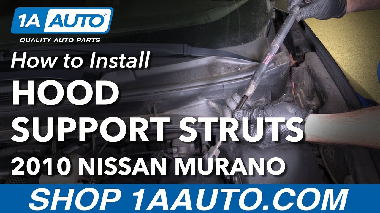 How to Replace Hood Support Struts 09-14 Nissan Murano