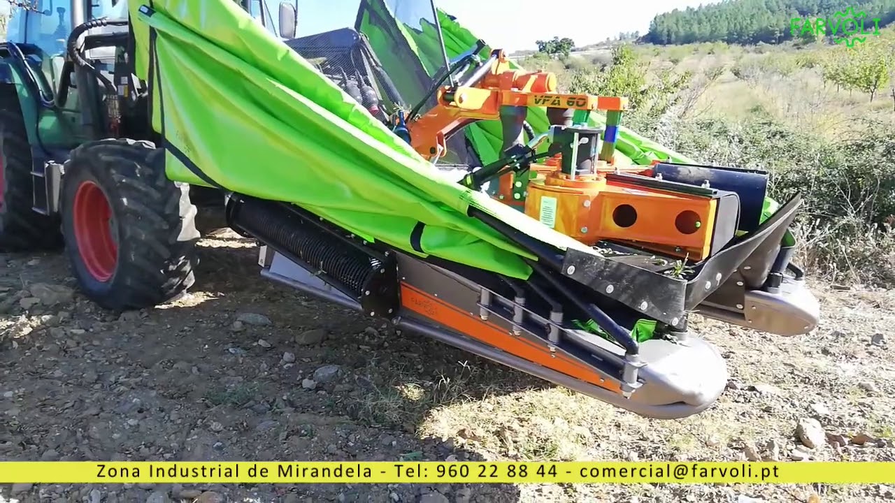 VFA MISTA COM 2 DESCASCADORES DE AMÊNDOAS  (olive and almond harvester. with almond peeler)