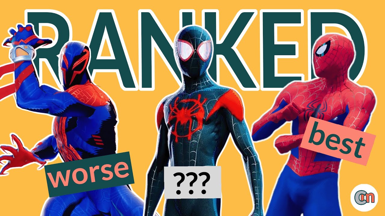 Ranking every Spider-Man from Across the Spider-Verse and Into the Spider-Verse