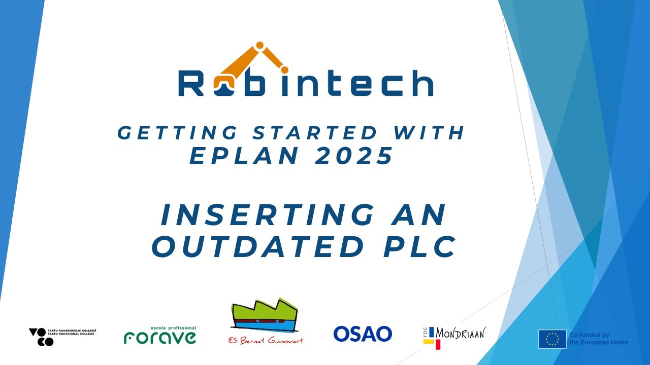 EPLAN 2025. Part 8: Inserting an outdated PLC/// ROBINTECH /