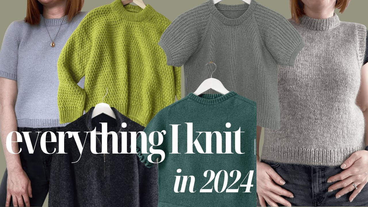 Everything I knit in 2024 ✨ // (In July ☀️) // Knitting Podcast  // Hive Knits & Natters