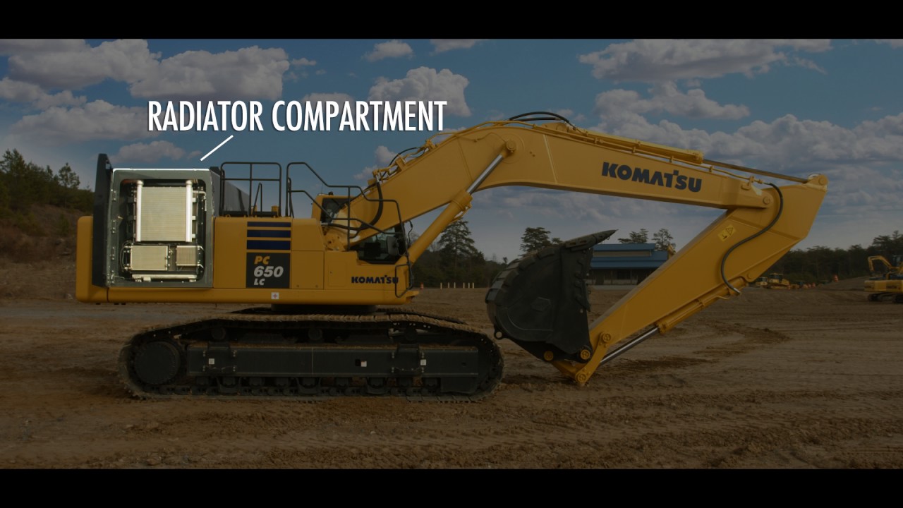 Komatsu PC650LC-11 machine features