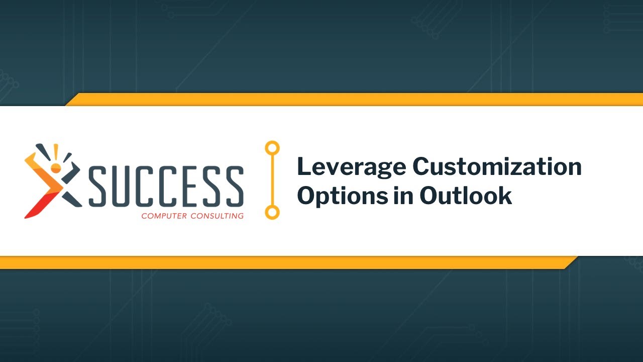 Leverage Outlook Customization Options