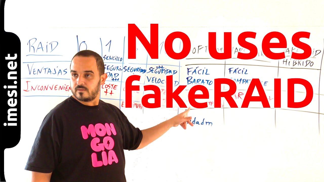 RAID software, hardware y fakeRAID (ISO - 5.5)