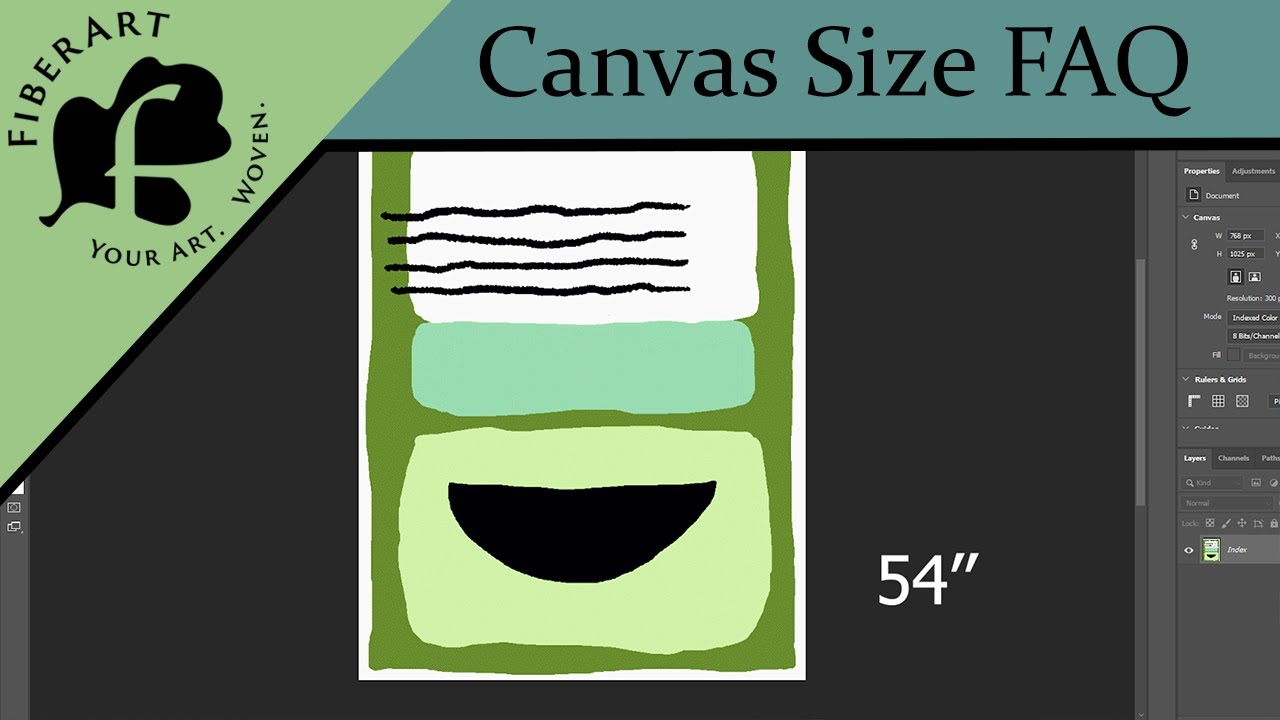 Digital Canvas Sizes - FiberArt FAQ