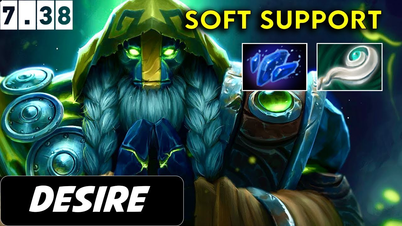 Desire Earth Spirit Soft Support - Dota 2 Patch 7.38 Pro Pub Gameplay