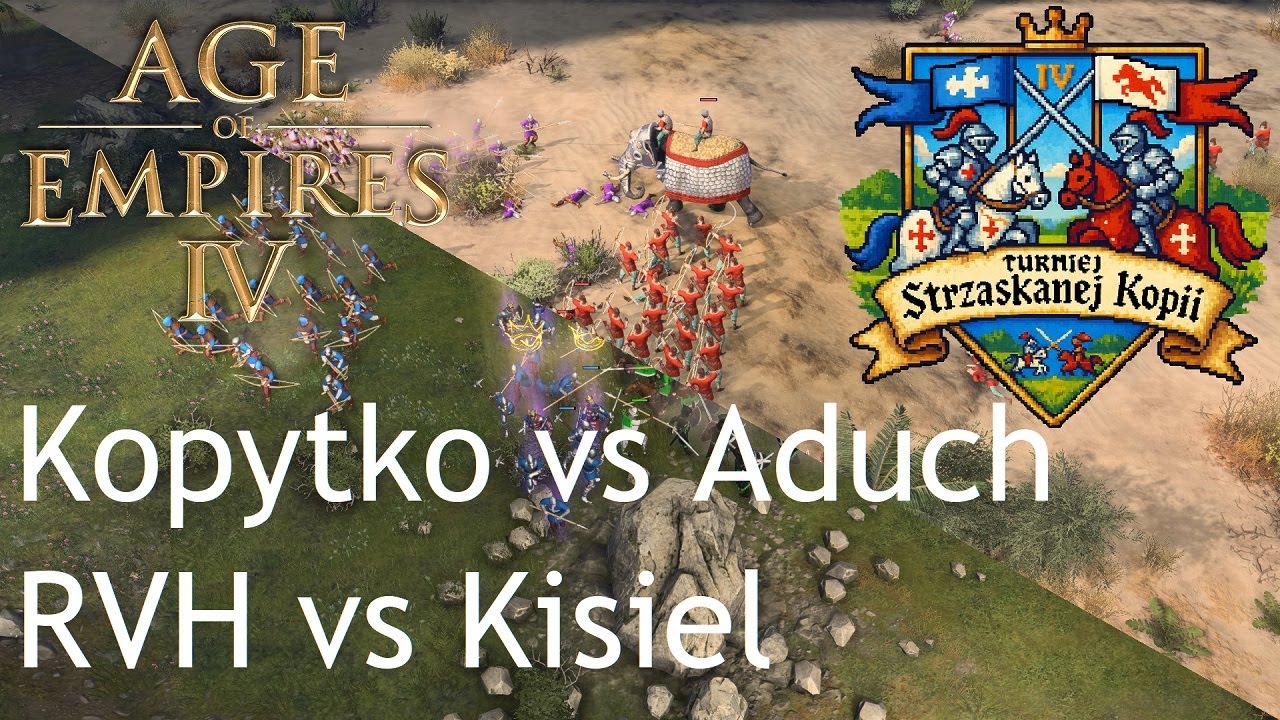 Age of Empires IV analizujemy gry - Kopytko vs Aduch i RVH vs Kisiel