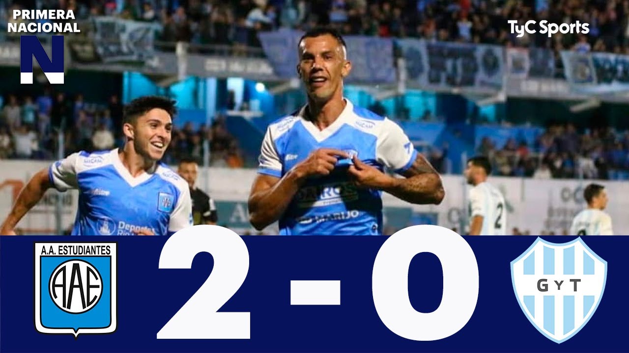 Estudiantes (RC) 2-0 Gimnasia y Tiro (S) | Primera Nacional | Reducido (Cuartos de Final - Vuelta)