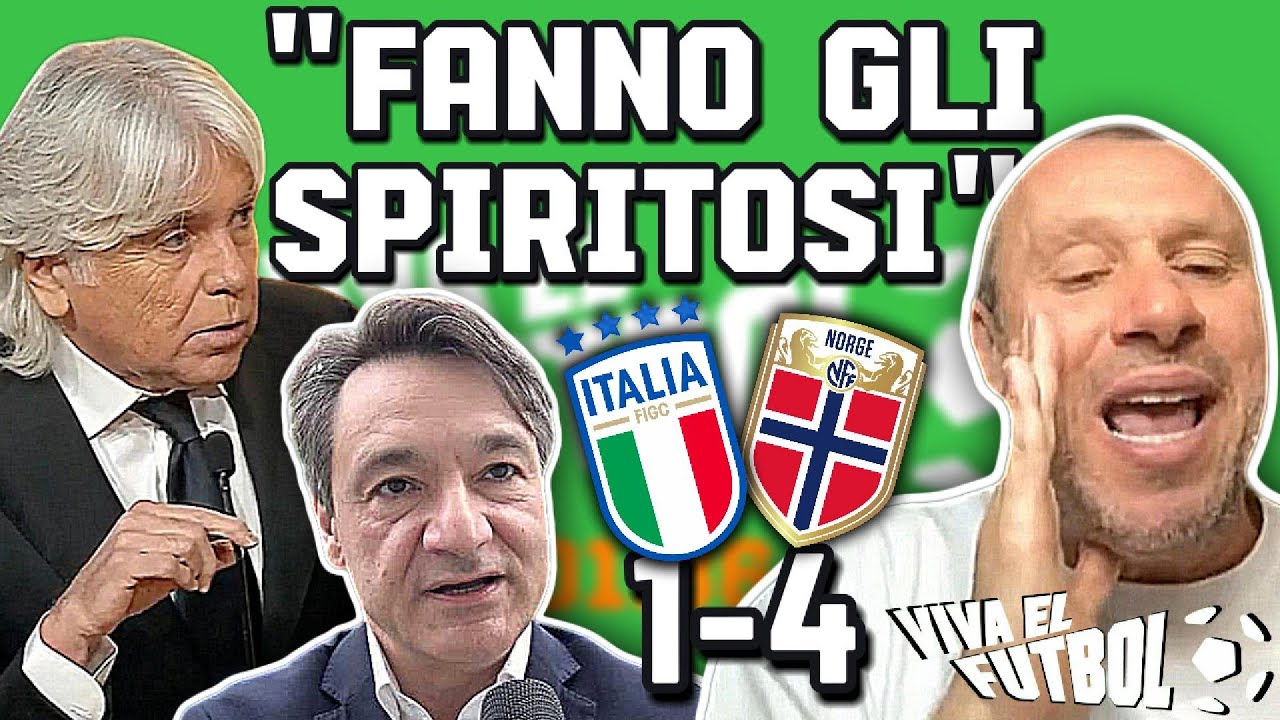 ENNESIMA PROVOCAZIONE di CASSANO a ZAZZARONI e CARESSA su ITALIA-NORVEGIA 1 4: