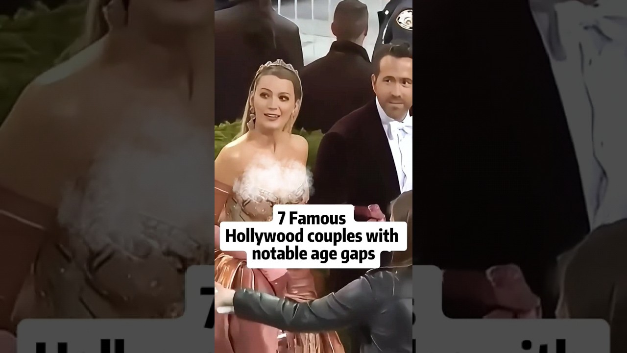 7 Famous Hollywood Couples With Notable Age Gaps #hollywood #couple #shorts #age @SpillSesh