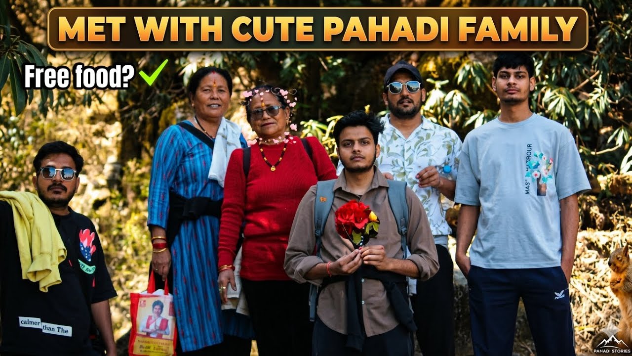 Pahadi Family Encounter | पहाड़ों की मेहमाननवाज़ी!❤️🥰