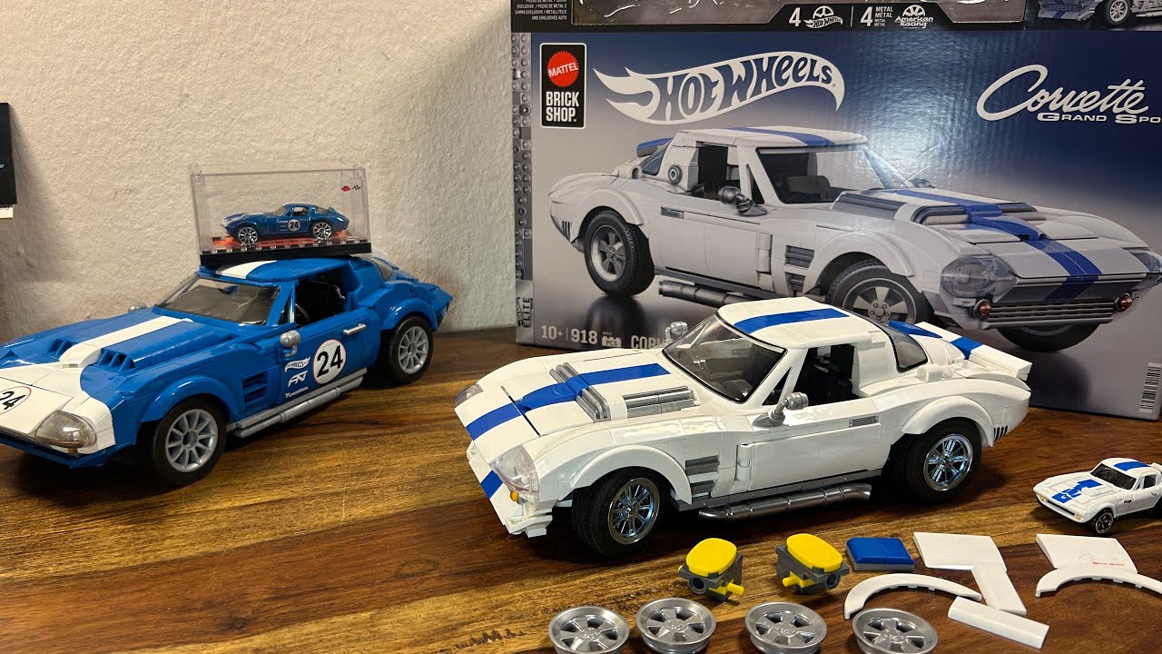 Wow👍 Nummer vier der neuen Hotwheels Fahrzeuge von Mattel Brick Shop 🥳 Corvette Grand Sport JGR31
