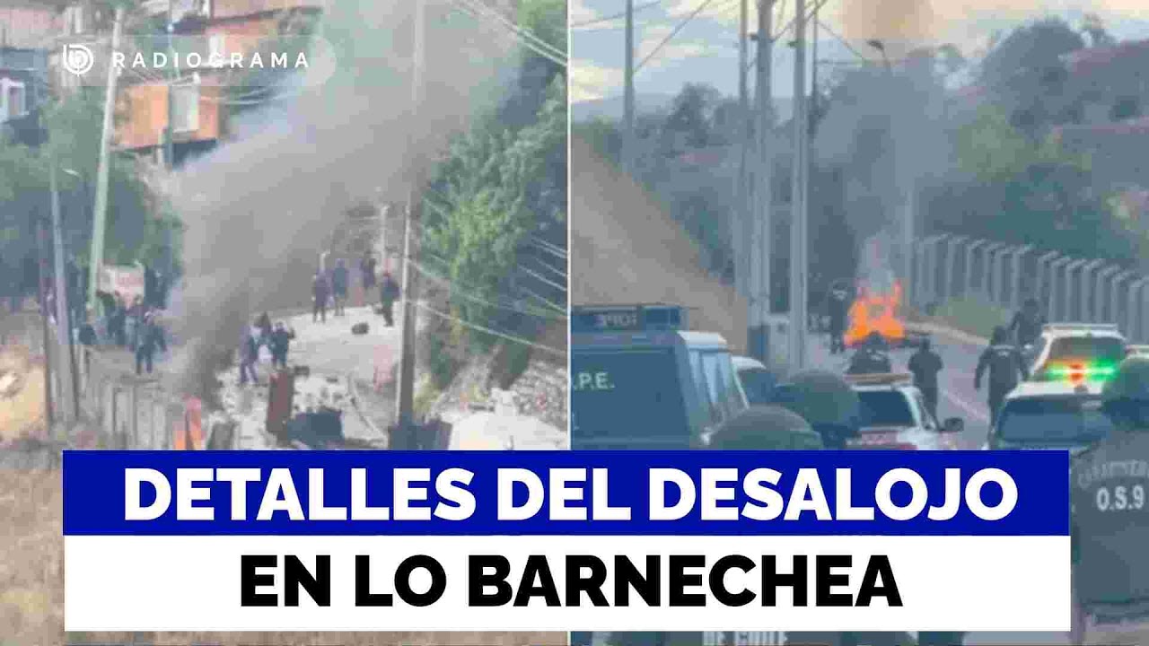 Los detalles del desalojo de la toma de Lo Barnechea: Operativo deja tres detenidos