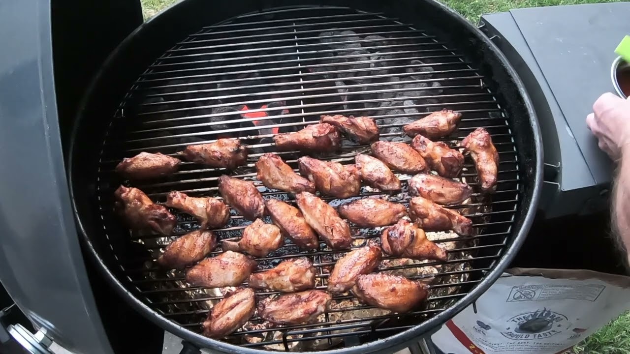 Cherry Wood Chicken Wings! Quick Smoked!!