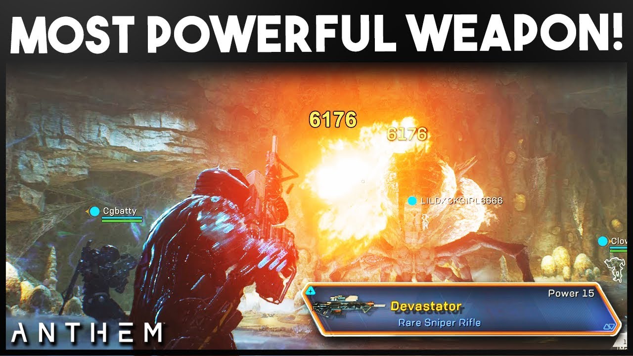 Anthem - The Most POWERFUL Weapon To Use - The Best Loadout And Weapons