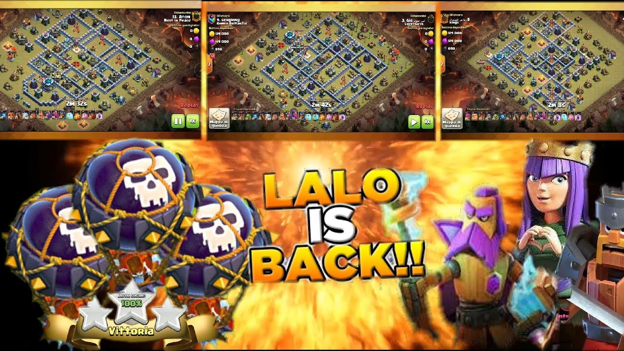 3 STARS For TH13 Sui Hero Lalo Attack Strategy ~ Best TH13 Attack Strategies in Clash of Clans