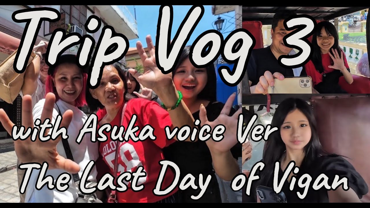Vigan travel Part3 W/ Asuka's Voice Over : Vigan by Kalesa: A Journey into History💖