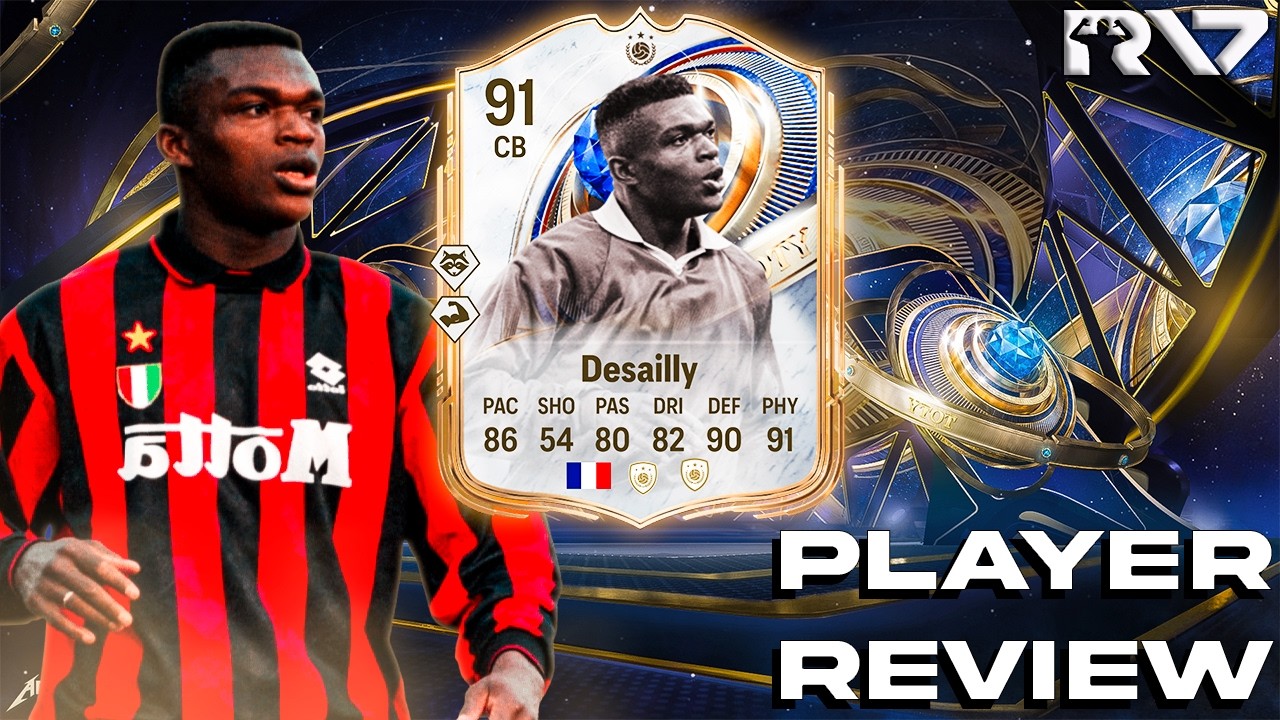 ¿MEJOR QUE CHIELLINI? 🤔🧱 | DESAILLY TOTY 91 PLAYER REVIEW EAFC 26 UT