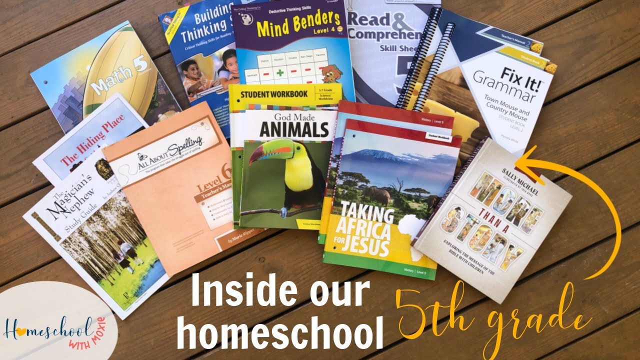 Inside our 5th grade homeschool curriculum