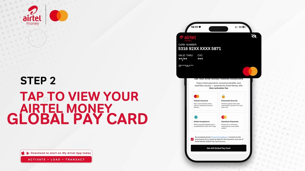 How to Activate Your Airtel Money Global Pay Card on the MyAirtel App