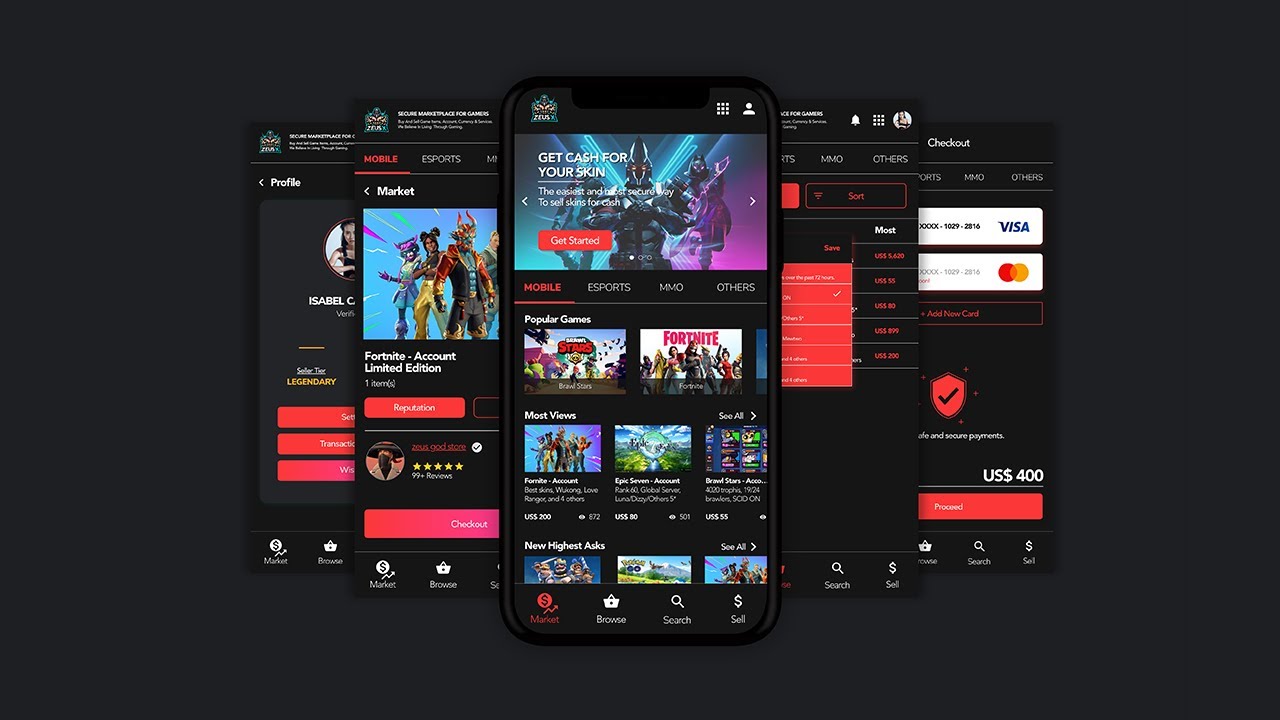 ZeusX - Global Marketplace for Gamers to Buy & Sell