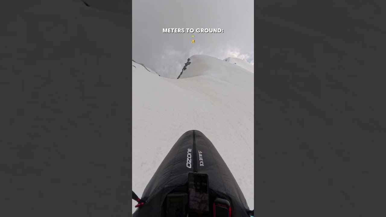 How close is too close? 🤏 #paragliding #hikeandfly #extremesports #redbullxalps #adventure