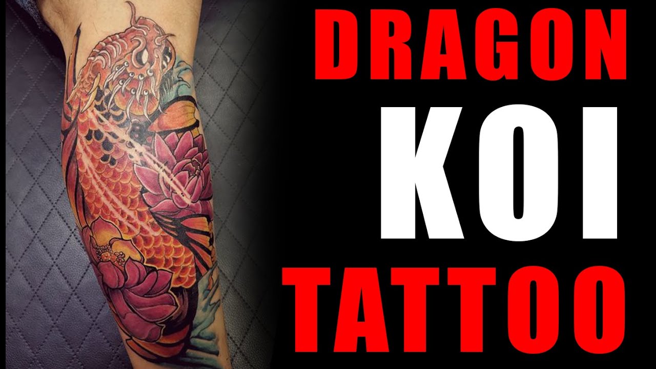 Dragon Koi Tattoo by Paolo Edrosa @ Amplify Tattoo Studio
