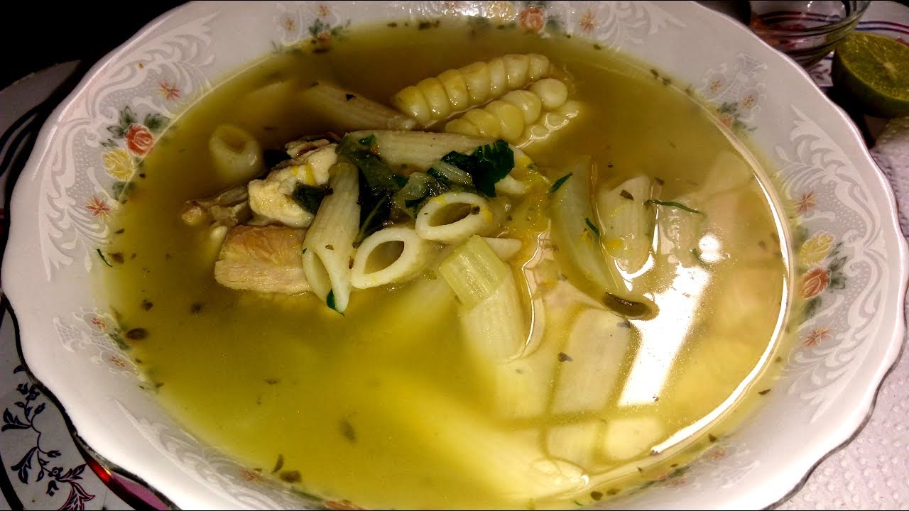 COCINA PERUANA | SOPA DE POLLO HECHA EN CASA