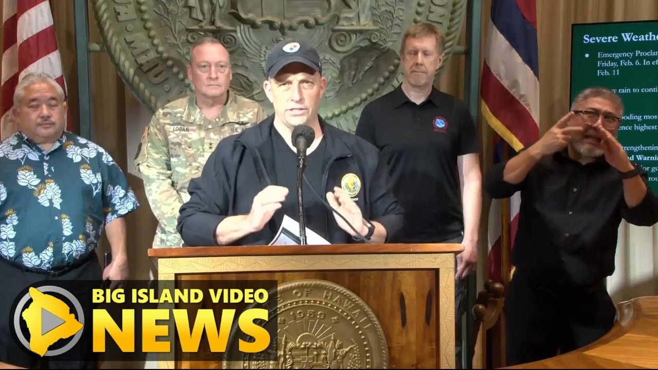 Hawaiʻi Governor Announces State Closure On Monday Due To Storm (Feb. 8, 2026)