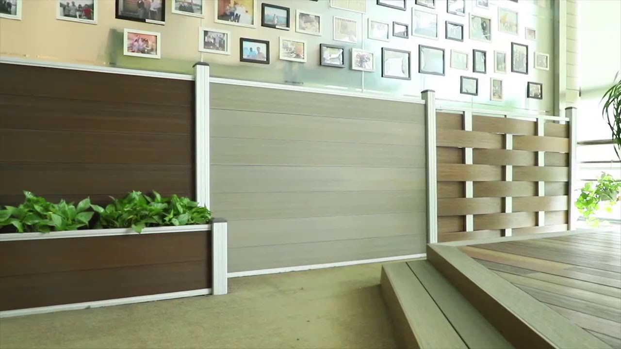 MexyTech latest co-extrusion wpc boardsMecofence  garden fence system