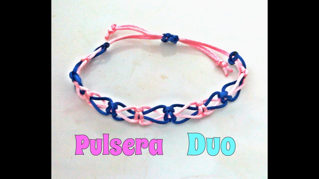 PULSERA DUO con COLA de RATÓN paso a paso.