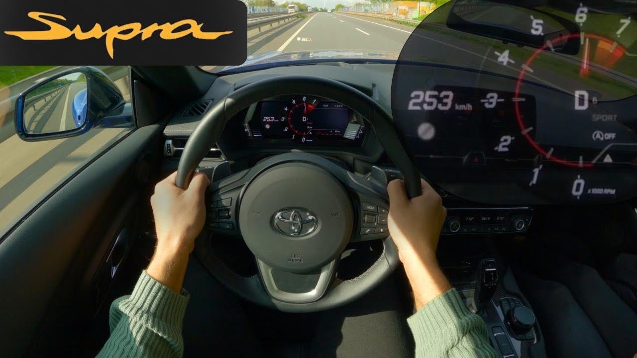 Toyota Supra GR LEGEND | Top Speed on Autobahn | POV | Launch Control | 🔥