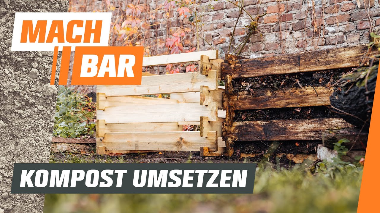 Kompost umsetzen: Durchmischung der Komposterde | OBI