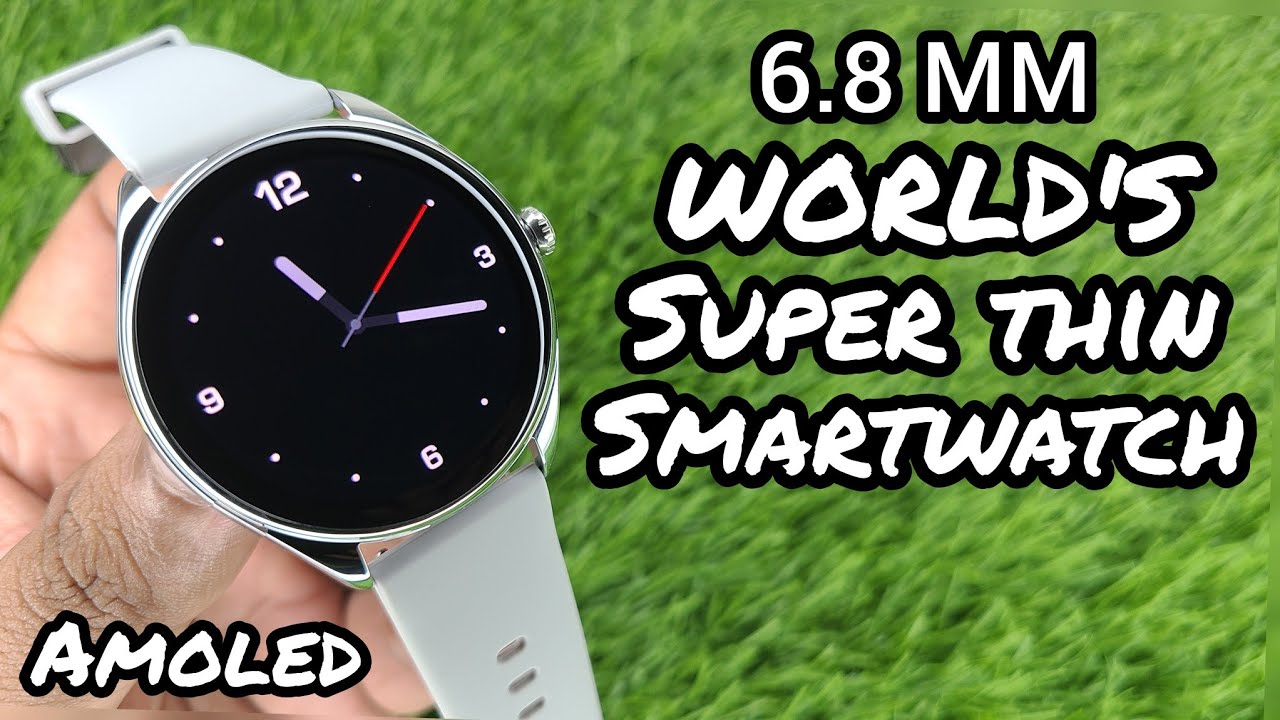 MT55 SMARTWATCH | MT55 SUPER-THIN AMOLED DISPLAY SMARTWATCH | MT55 6.8MM ULTRA THIN SMARTWATCH