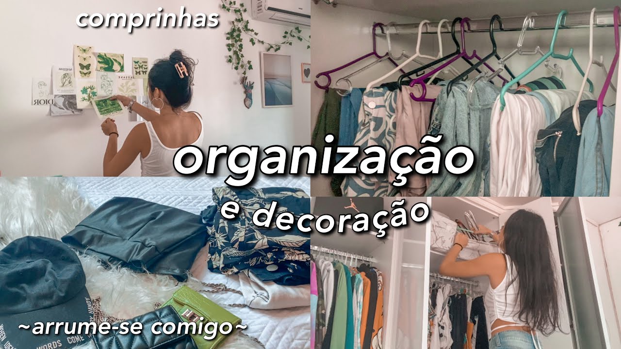 ORGANIZANDO e DECORANDO meu quarto || grwm, comprinhas…