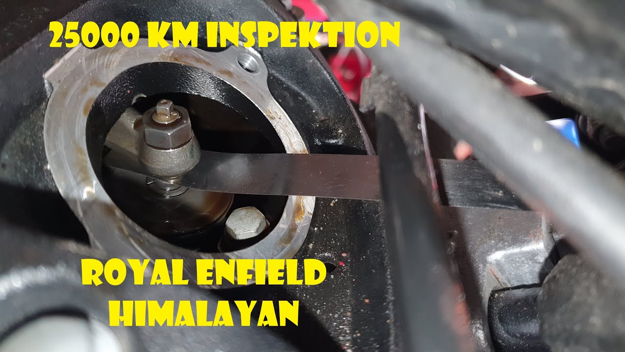 25000 km Inspektion an der Royal Enfield Himalayan