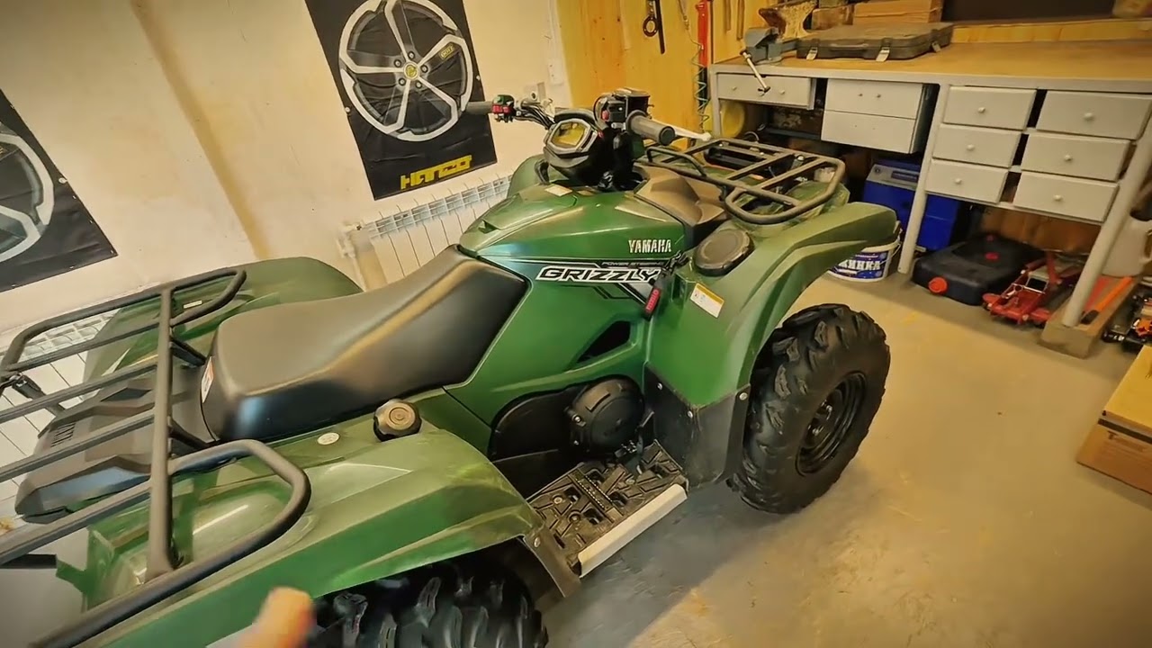 Квадроцикл Yamaha grizzly 700 особенности двух вального мотора!