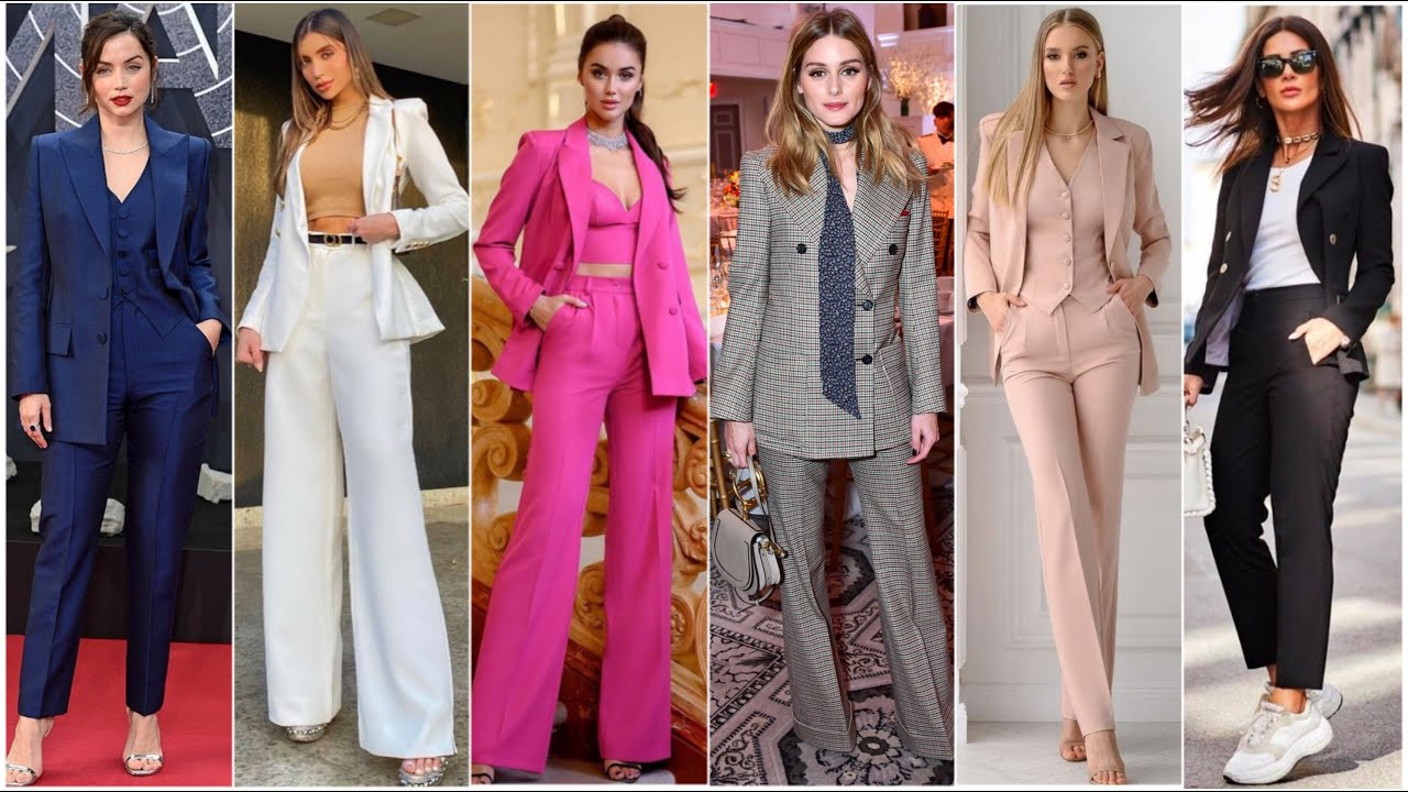 TENDENCIAS DE MODA CON TRAJES SASTRE 🧥😍 PARA LUCIR ELEGANTE Y CON MUCHO ESTILO